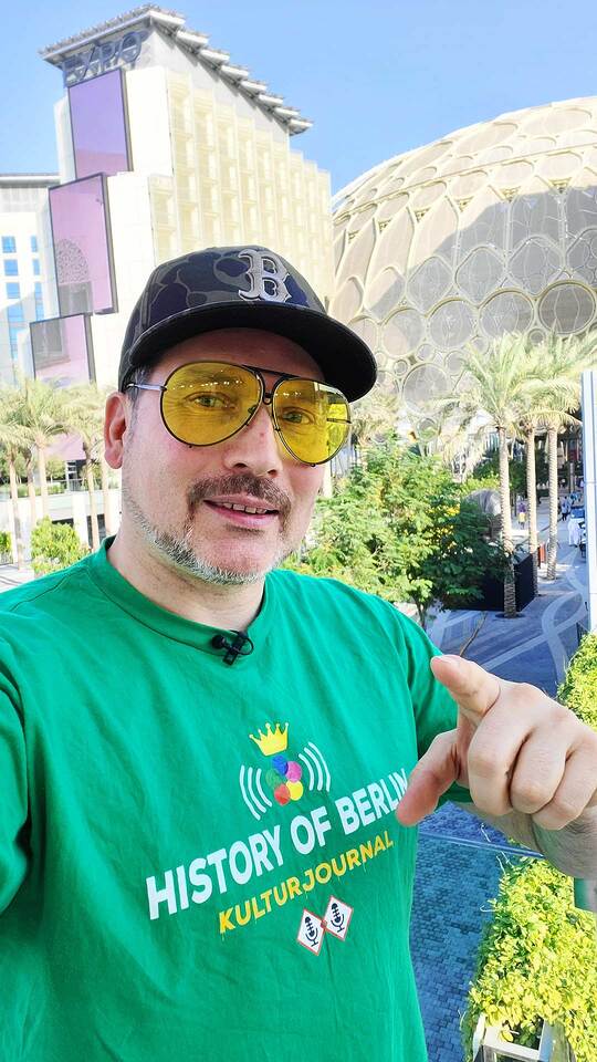 Bee Low the Human Beatboxer is performing at the World Expo in Dubai for the German Pavilion in 2022