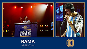 Rama at the Loop Station World Championship 2023