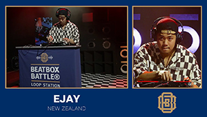 Ejay at the Loop Station World Championship 2023